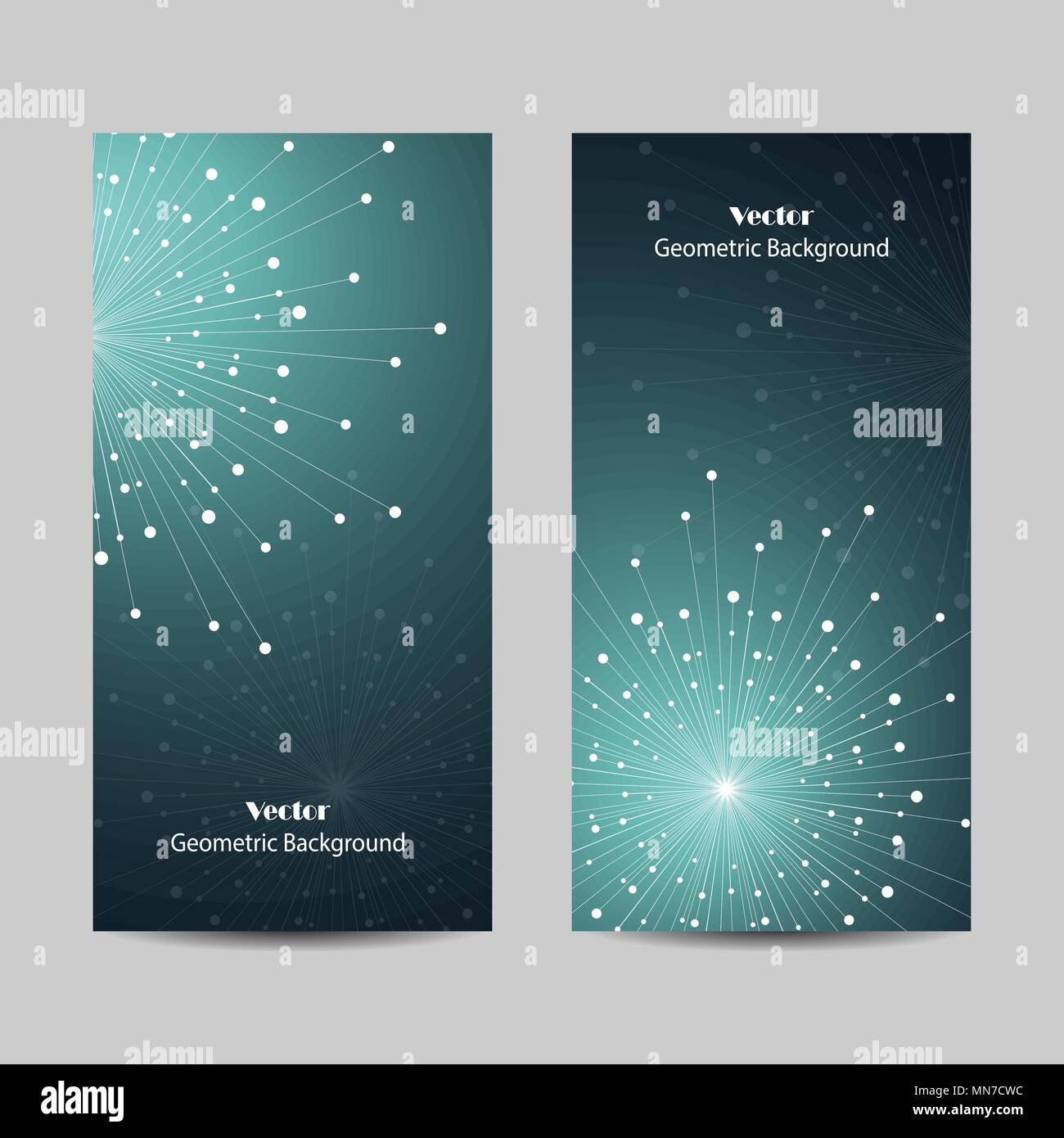 Set of vertical banners Stock Vector