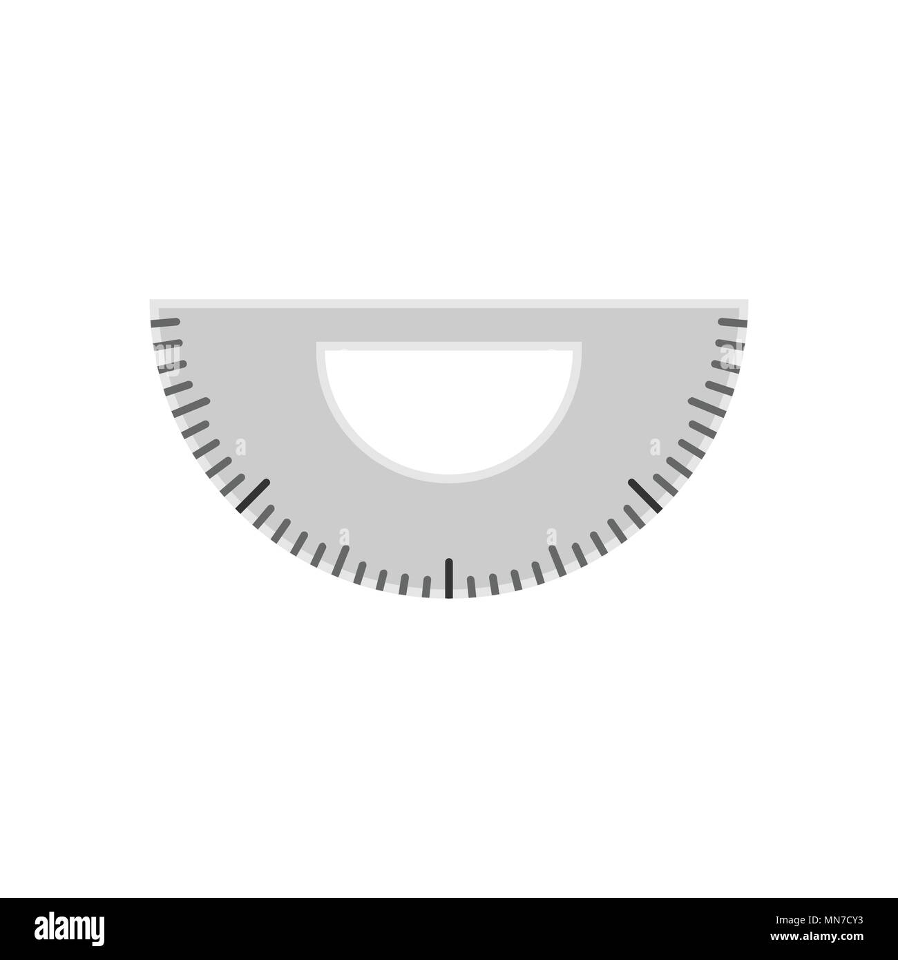 Simple Protractor Ruler Vector Illustration Graphic Design Stock Vector ...