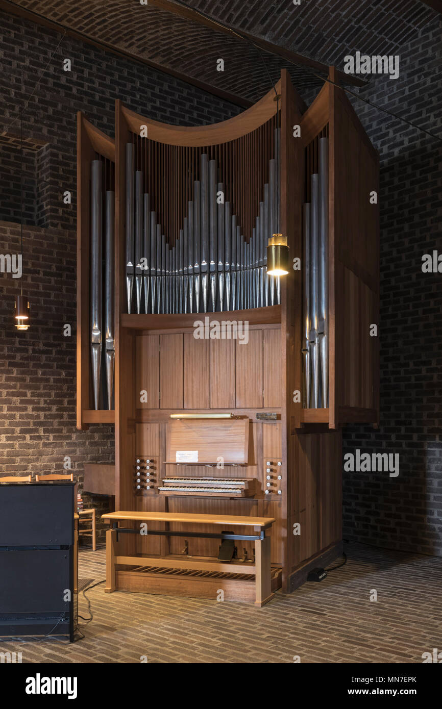 The organ in the Sankt Petri church in Klippan, Sweden. Finished 1966