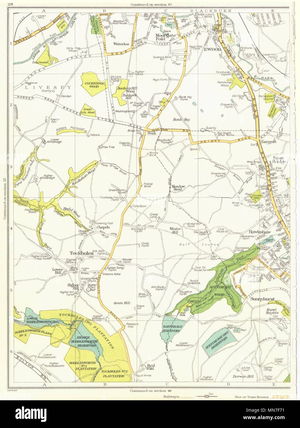 Fold,Ewood,Tockholes,Hawkshaw,Ryal Fold
