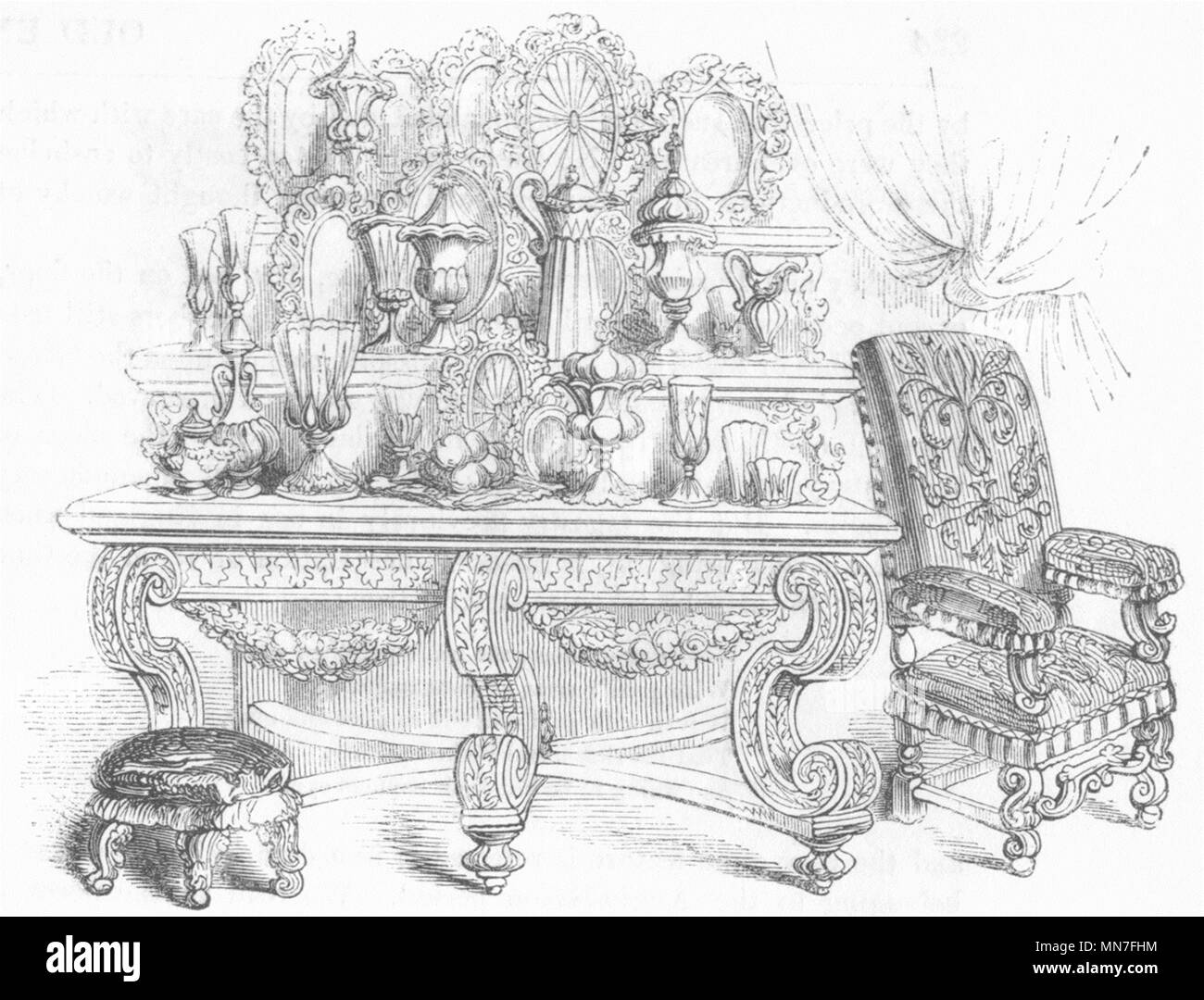Antique sideboard hires stock photography and images Alamy