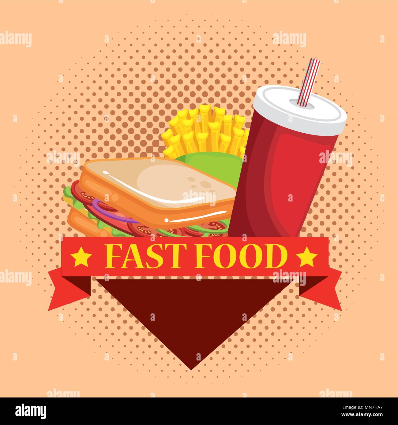 Delicious Fast Food Menu Stock Vector Image Art Alamy delicious-fast-food-menu-stock-vector-image-art-alamy