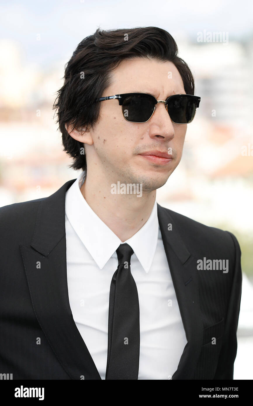 Cannes, France. 15th May, 2018. Adam Driver at the 'Blackkklansman' photocall during the 71st Cannes Film Festival at the Palais des Festivals on May 15, 2018 in Cannes, France. ***FRANCE, SWEDEN, NORWAY, DENARK, FINLAND, USA, CZECH REPUBLIC, SOUTH AMERICA ONLY*** Credit: MediaPunch Inc/Alamy Live News Stock Photo