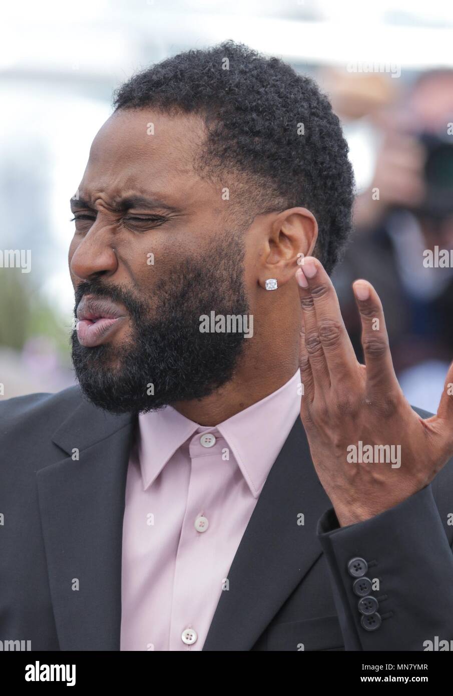 John David Washington Actor Blackkklansman, Photocall. 71 St Cannes