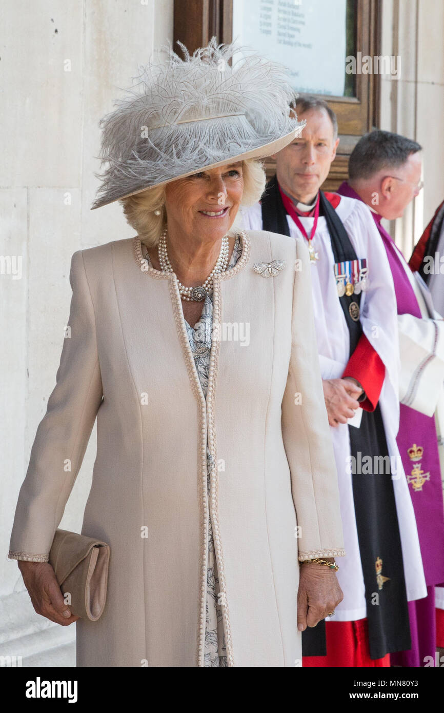 london-uk-15th-may-2018-the-duchess-of-cornwall-arrives-at-st-martin-in-the-fields-in-trafalgar-square-to-attend-a-reunion-service-and-tea-party-in-support-of-the-victoria-cross-and-george-cross-association-the-victoria-cross-and-george-cross-association-represents-all-living-holders-of-the-awards-for-valor-credit-mark-kerrisonalamy-live-news-MN80Y3.jpg