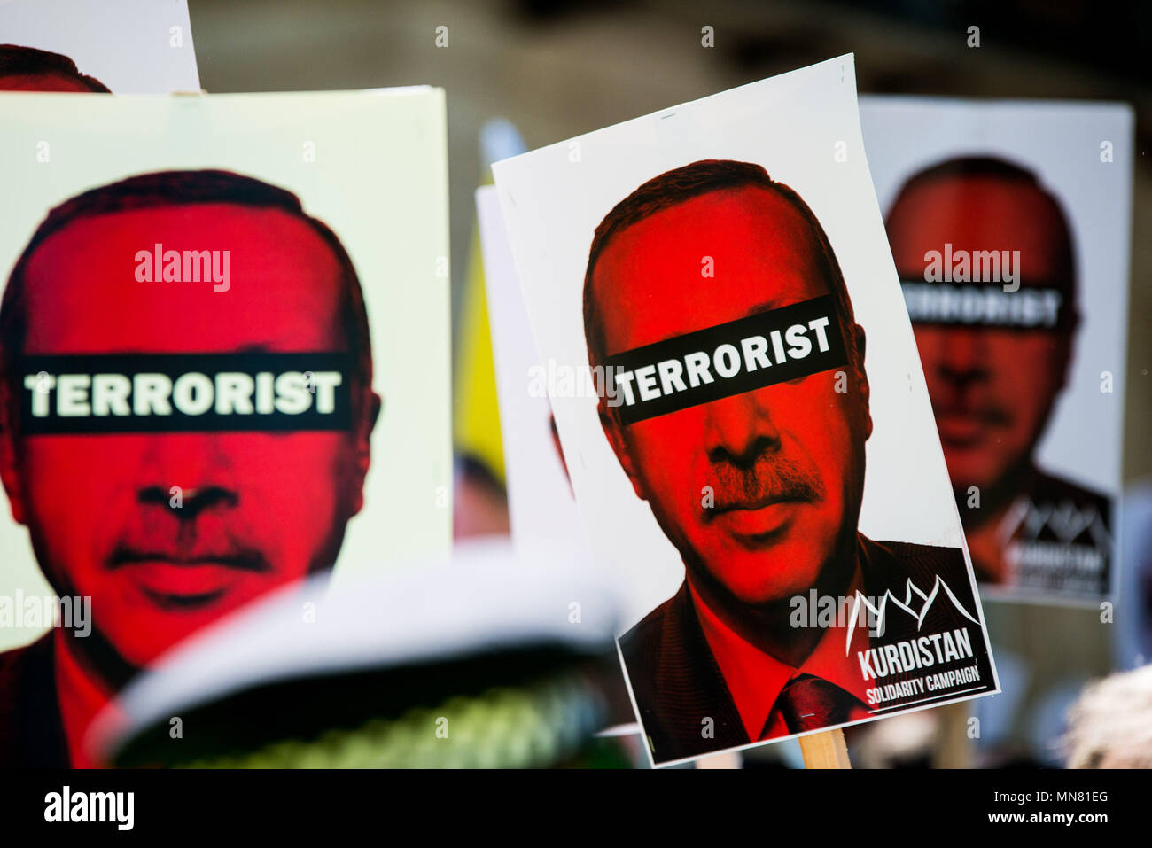 Erdogan is a terrorist hi-res stock photography and images - Alamy