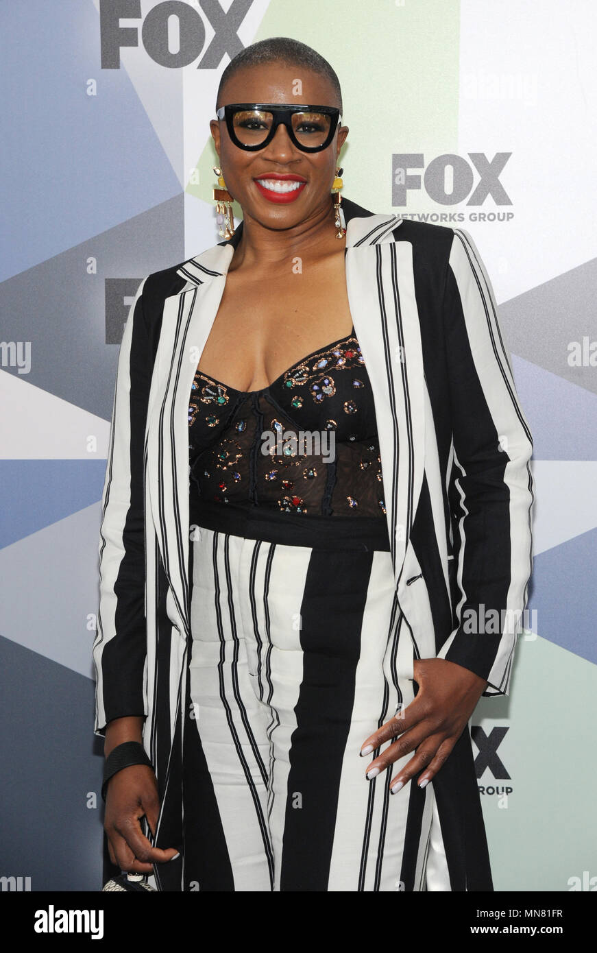 NEW YORK, NY - MAY 14: Aisha Hinds at the 2018 Fox Network Upfront at