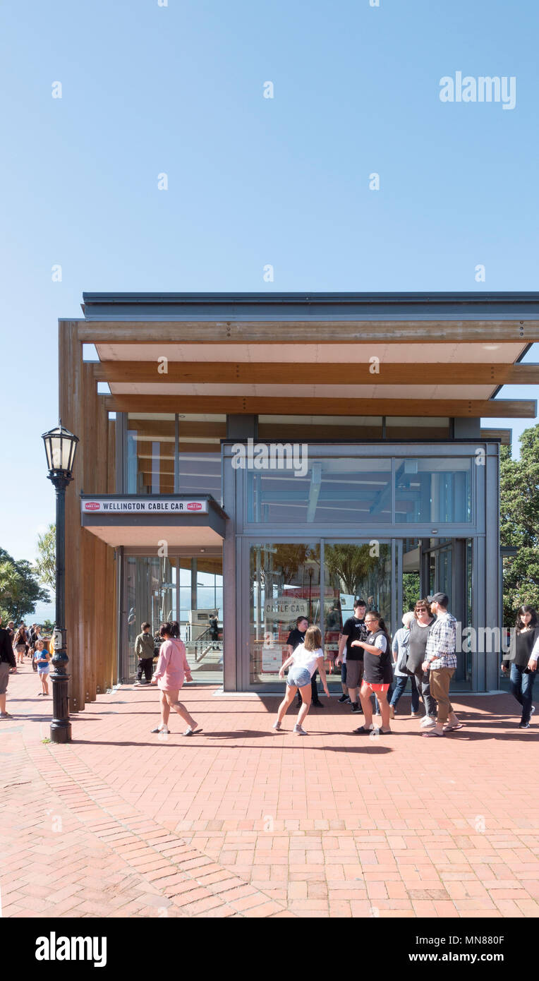 The historic Wellington Cable Car, Wellington, New Zealand Stock Photo