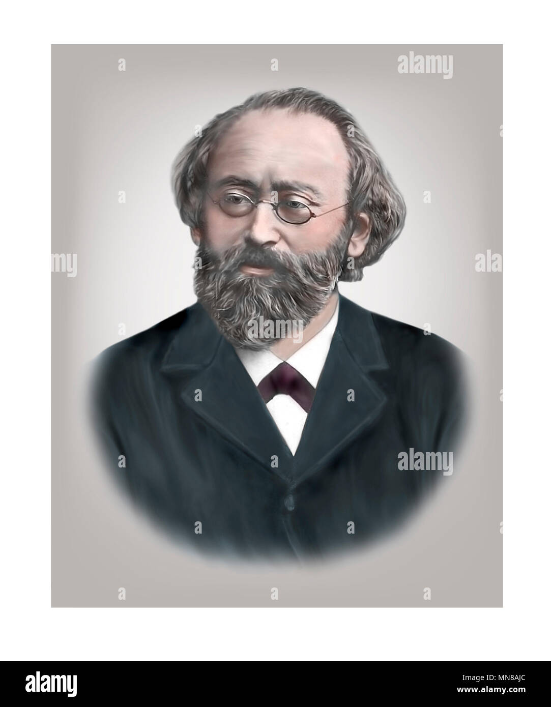 Max Bruch 1838 - 1920 German Composer Stock Photo