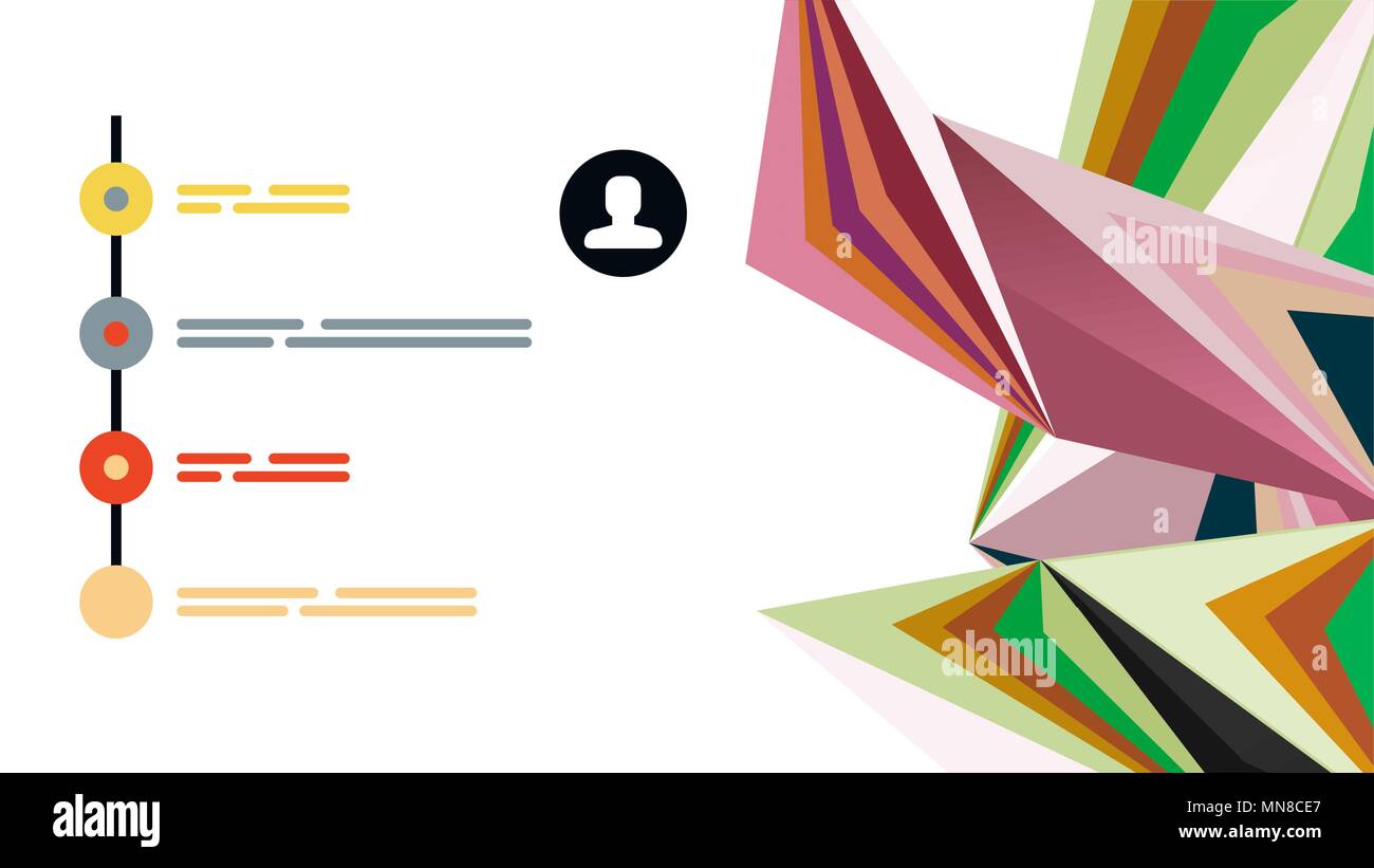 Modern triangle presentation template. Modern triangle presentation ...