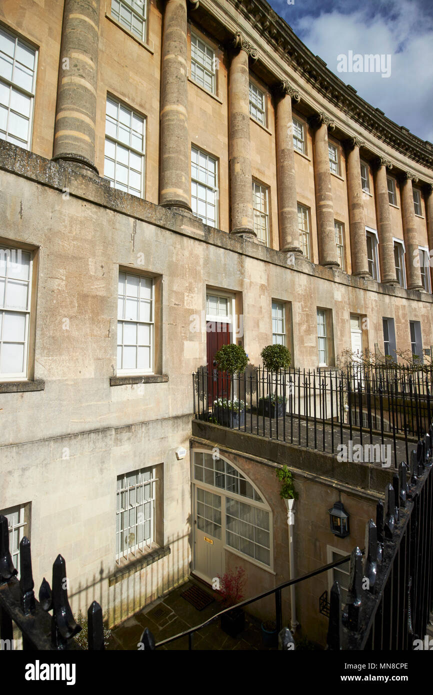 view of Royal Crescent residential road houses split into