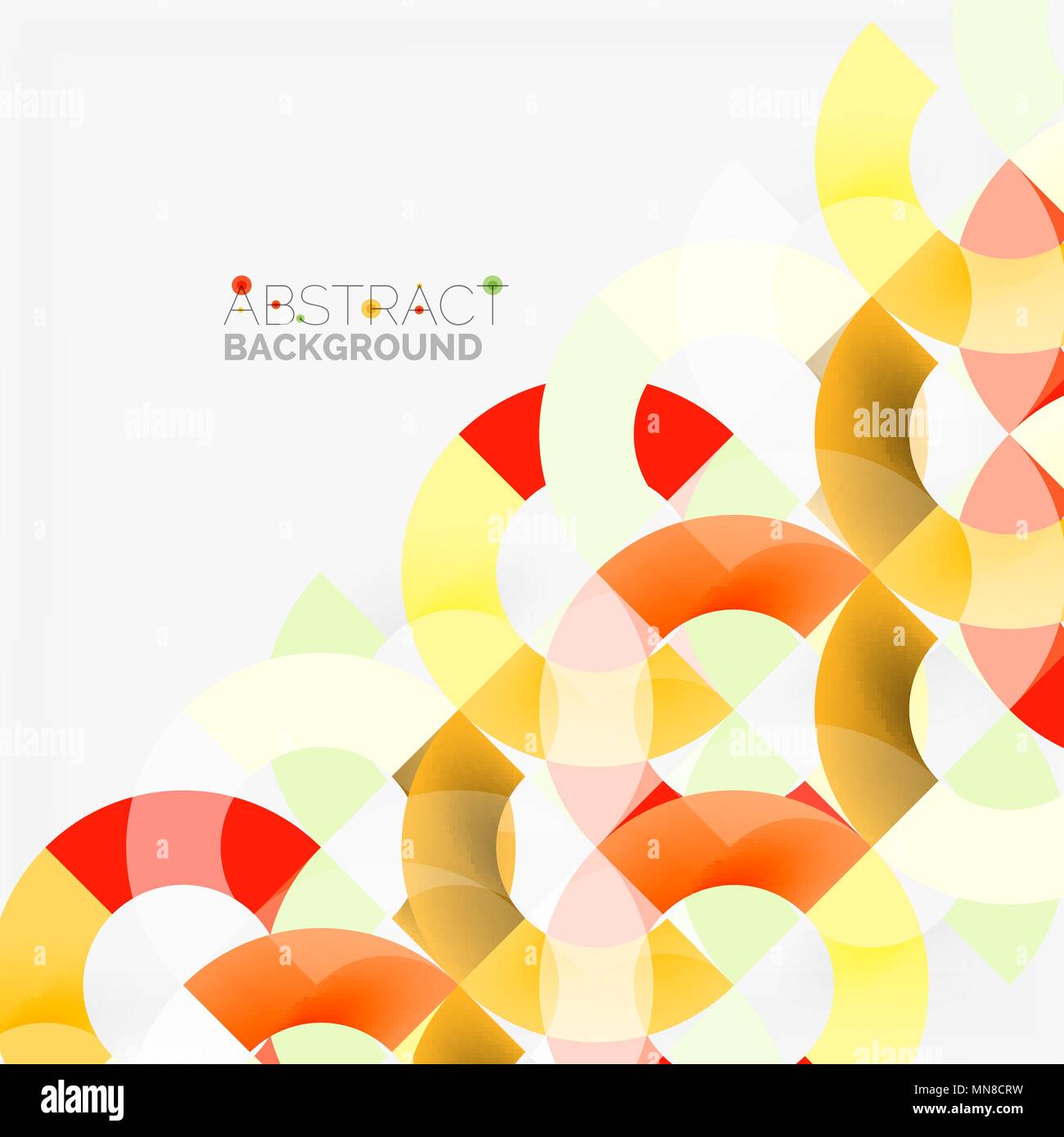 Colorful rings on grey background, modern geometric pattern design ...