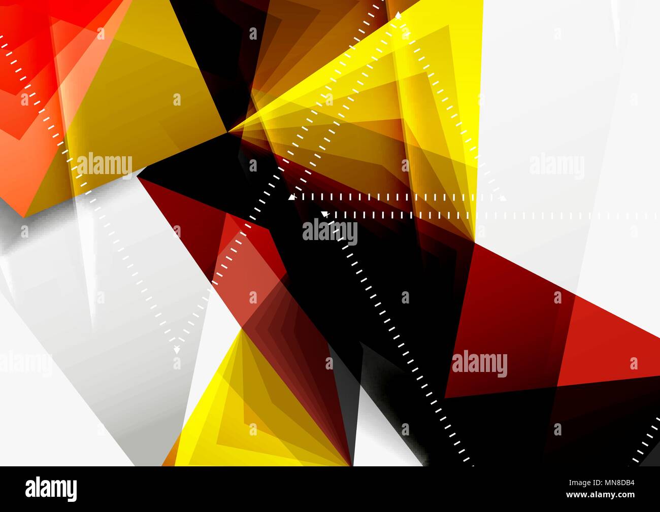Vector low poly style 3d triangle line. Vector low poly style 3d ...