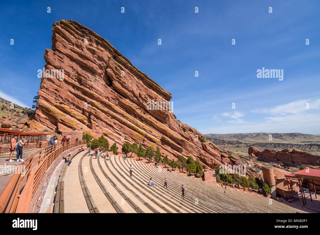 Red Rocks Amphitheatre, Colorado, USA. Stock Photo
