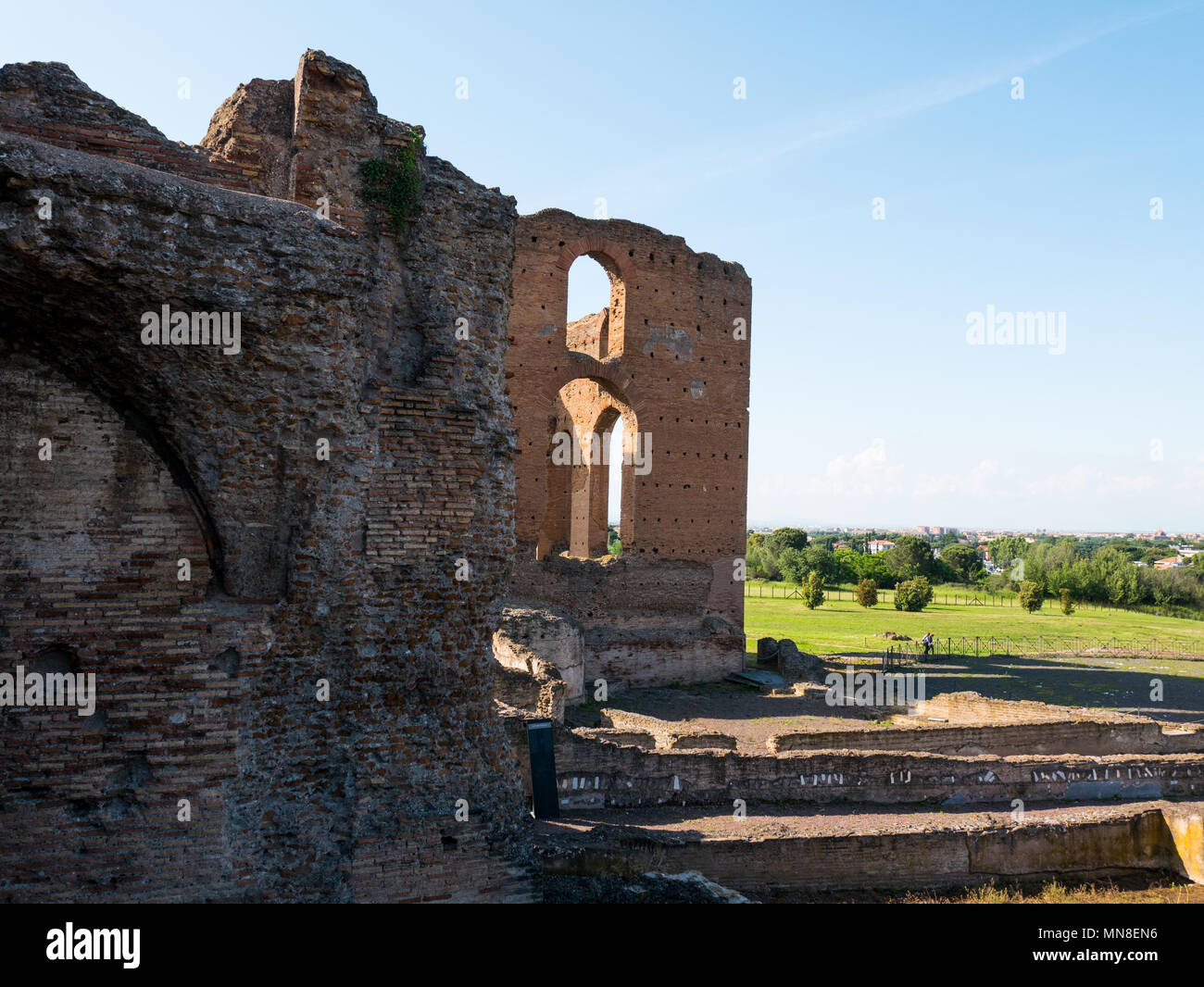 pieces of ruins of ancient Roman villas, Italy Stock Photo - Alamy