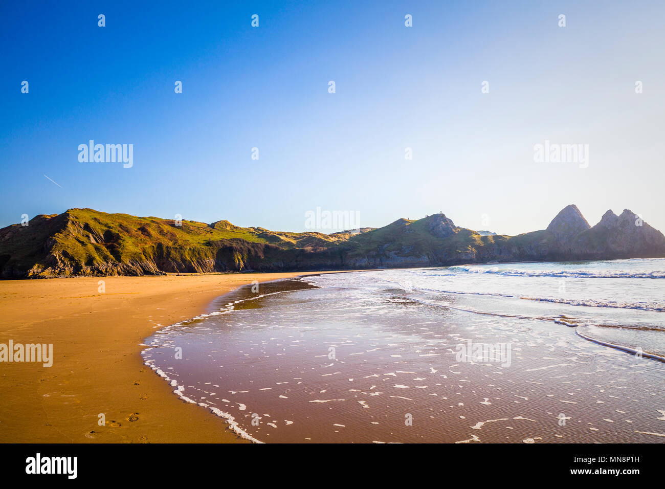 Gower Peninsula coastal landscapes Stock Photo Alamy