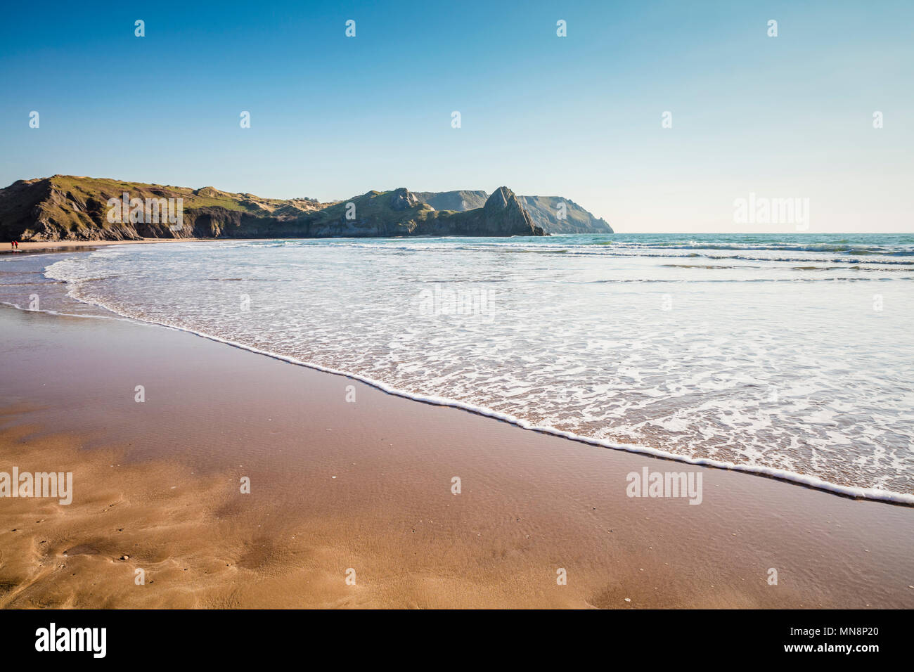 Gower Peninsula coastal landscapes Stock Photo Alamy
