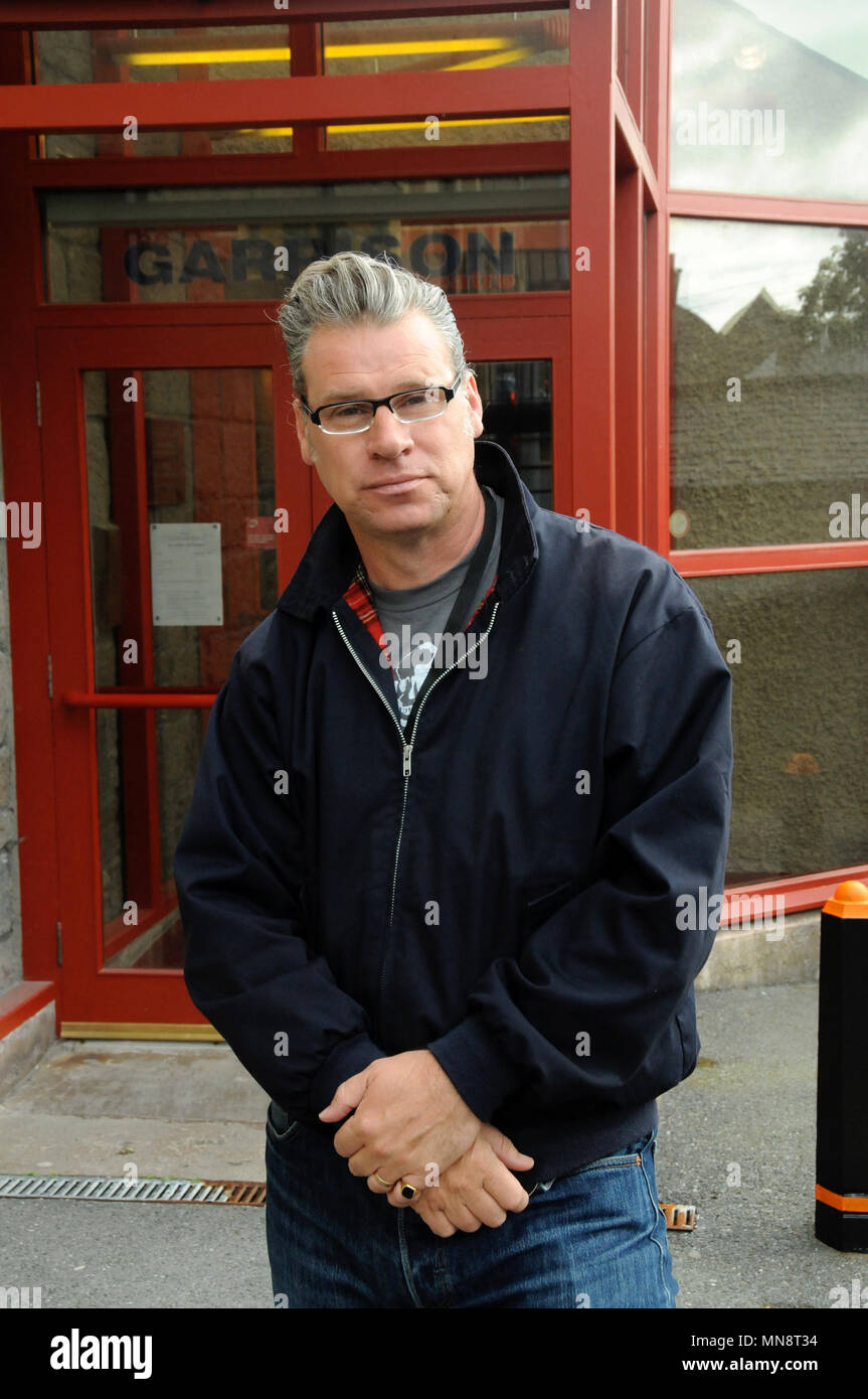 Mark Kermode film critic at the Shetland Screenplay held in Shetland Stock Photo