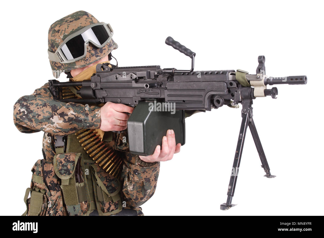 US MARINES with M249 machine gun Stock Photo - Alamy US MARINES with M249 machine gun Stock Photo - Alamy