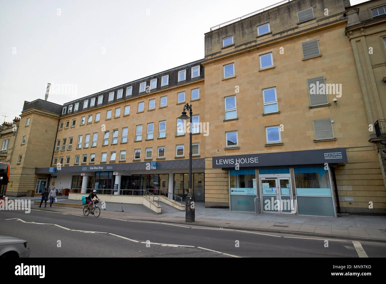 Bath and North East Somerset council lewis house one stop shop building Bath England UK Stock