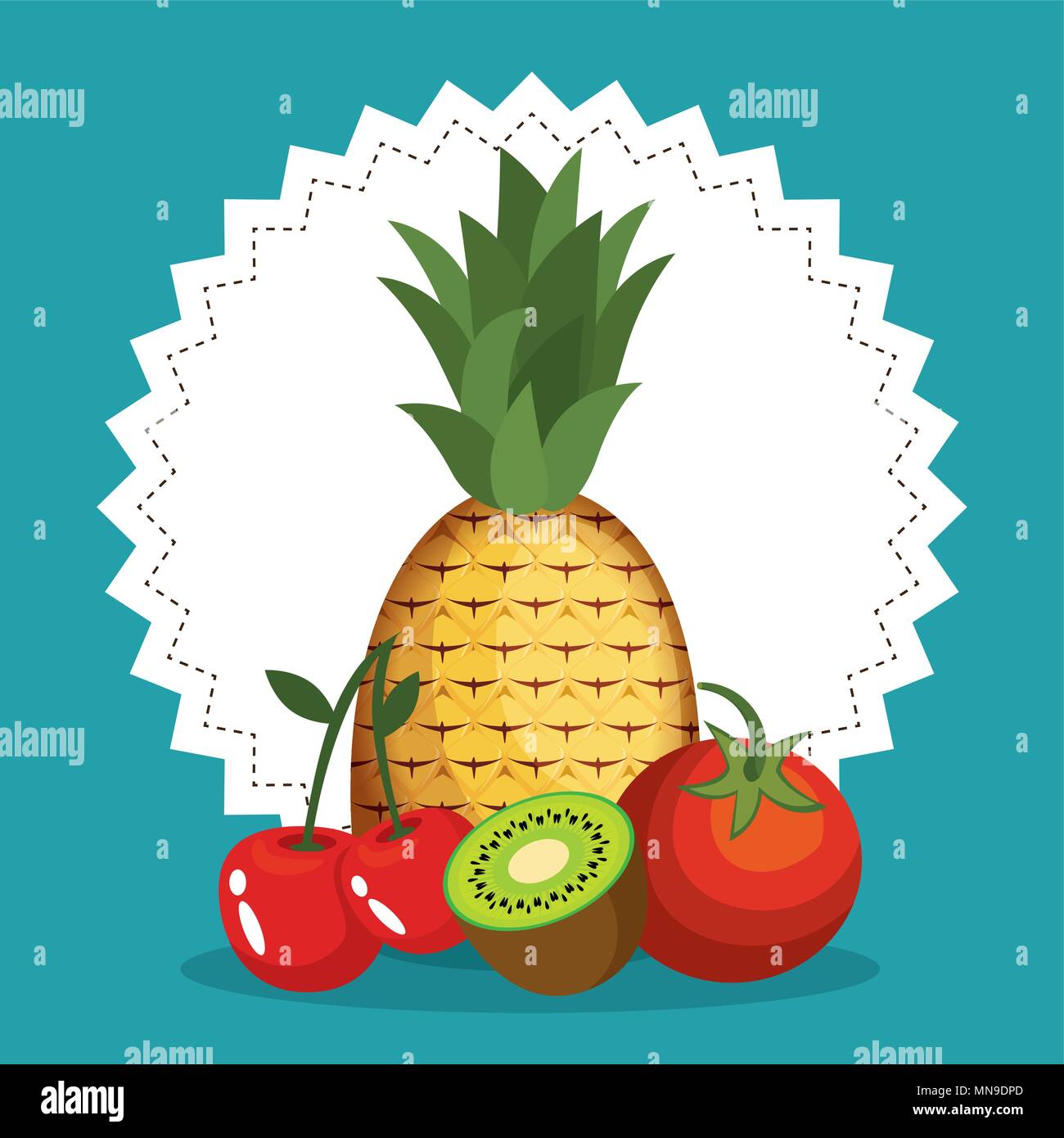 fresh fruits healthy food Stock Vector Image & Art - Alamy