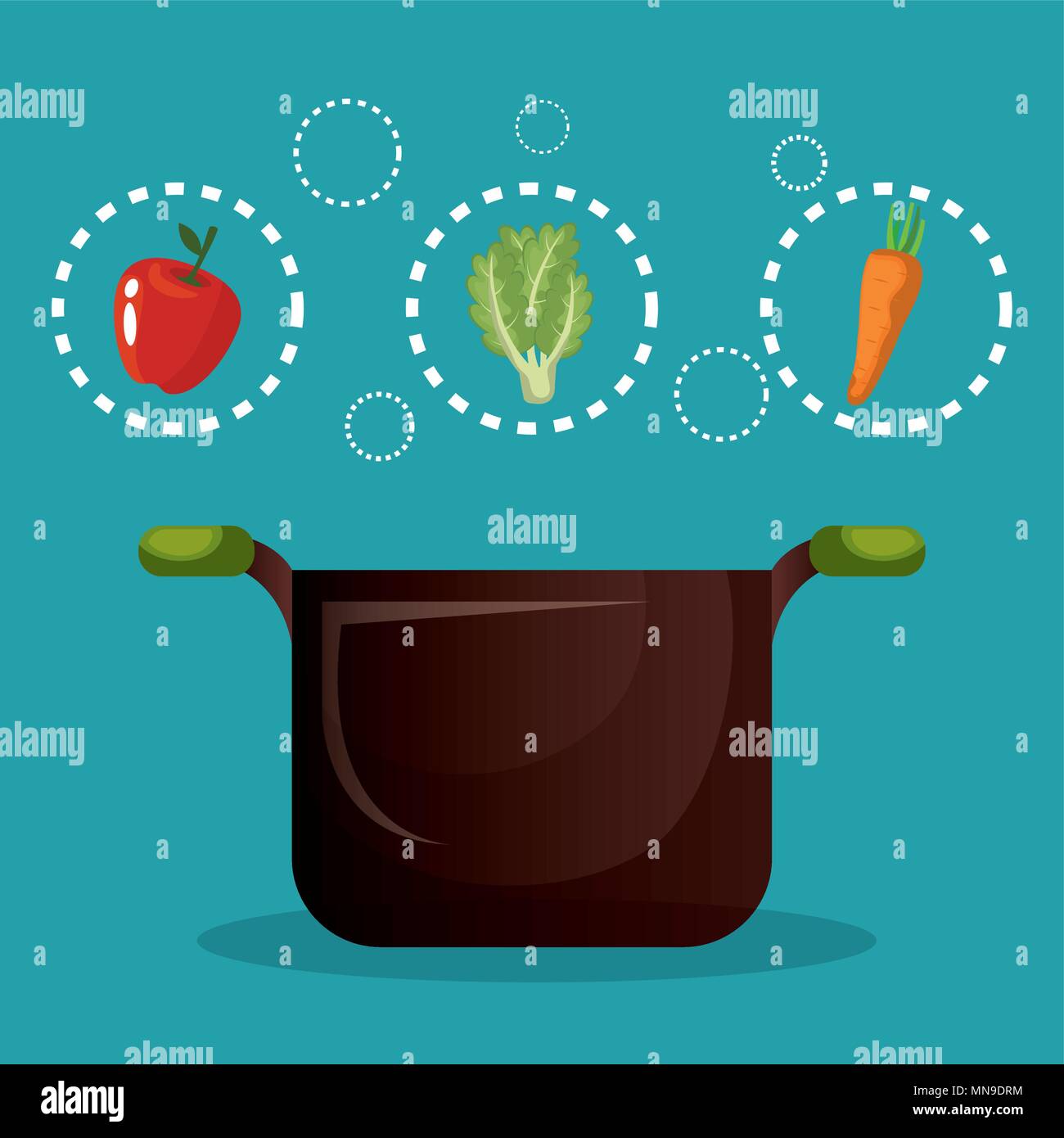 fruits and vegetables healthy food Stock Vector Image & Art - Alamy