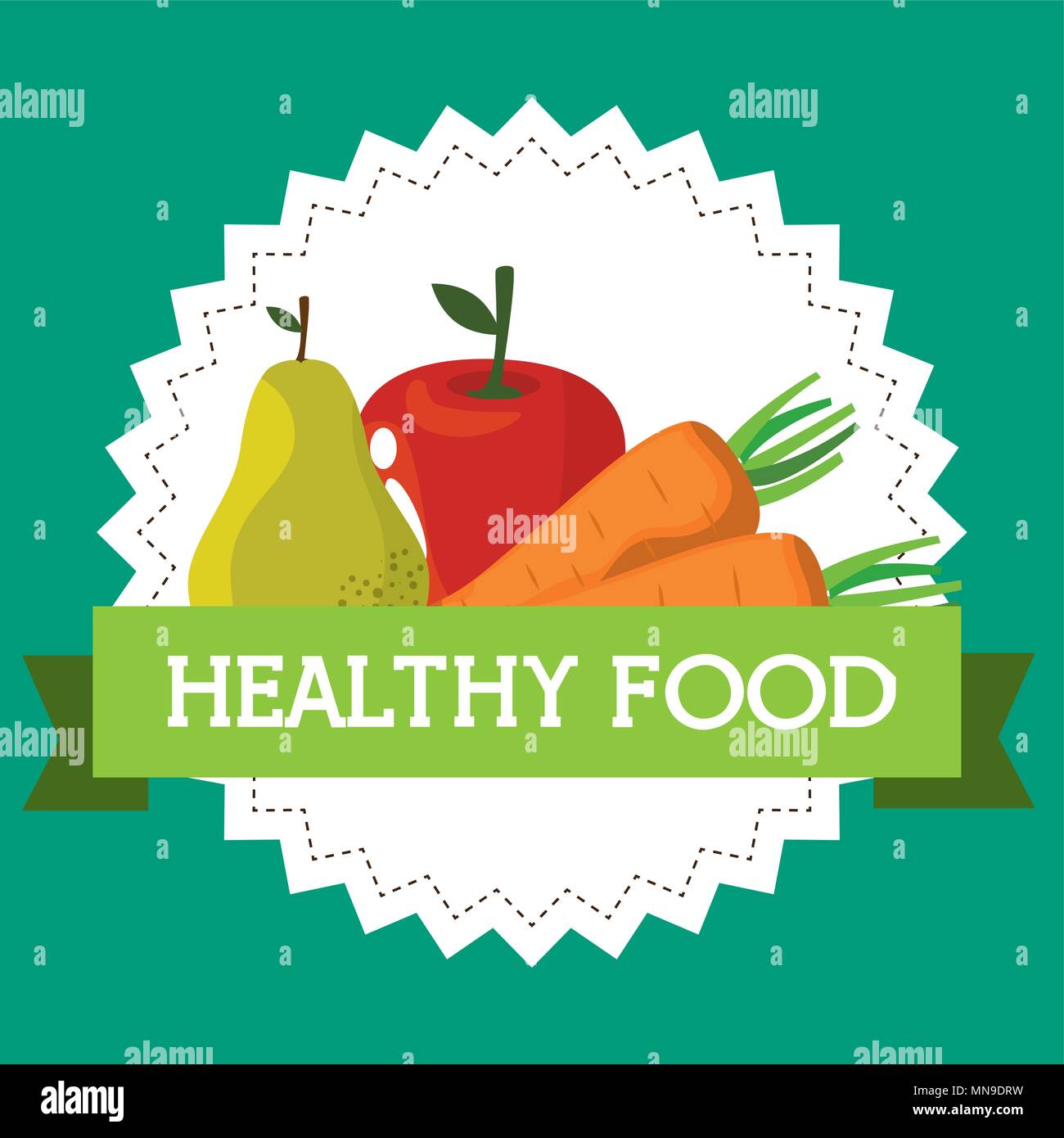 fruits and vegetables healthy food Stock Vector Image & Art - Alamy