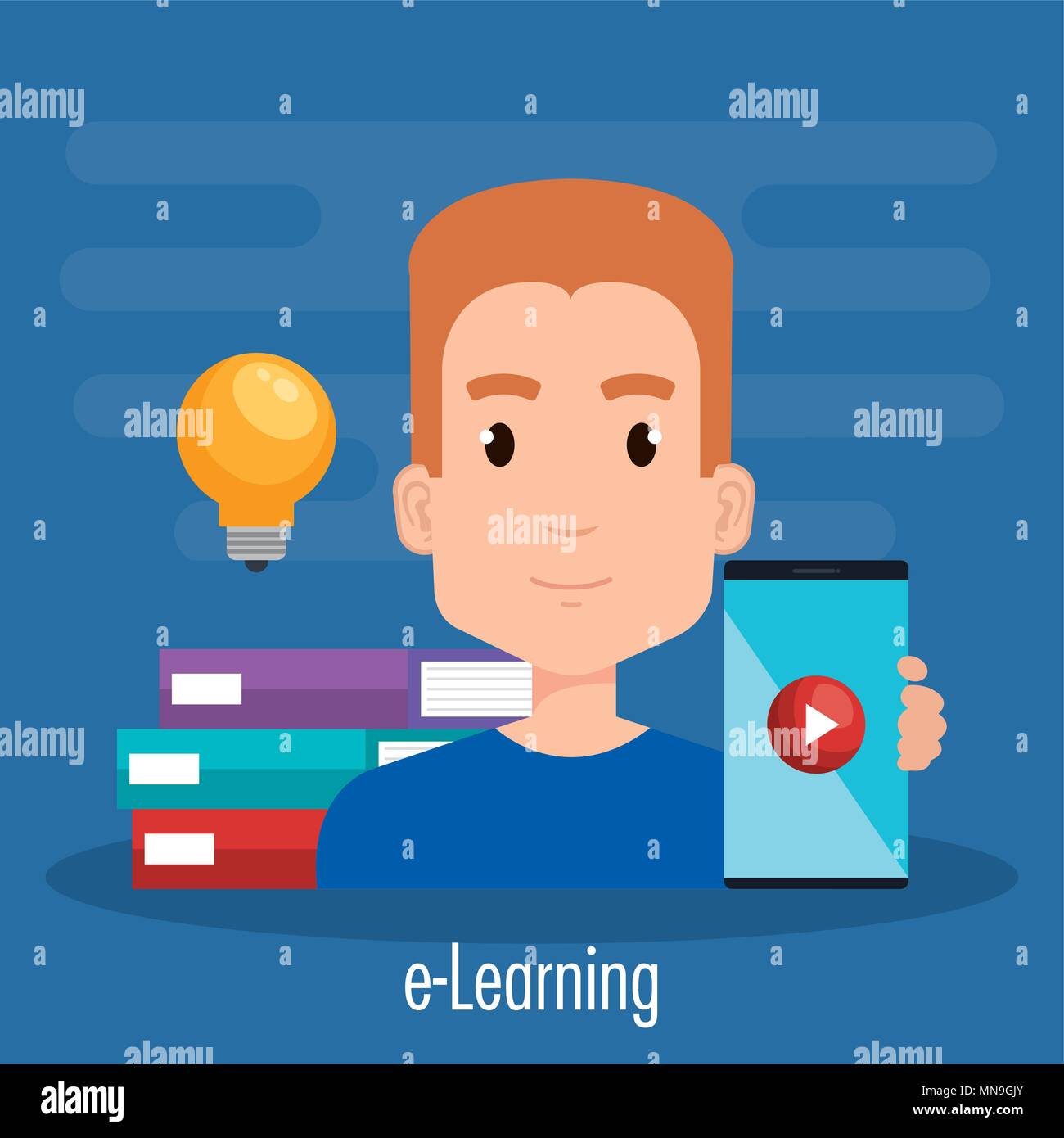 Students Using Electronics student using smartphone electronic education Stock Vector Image & Art ...