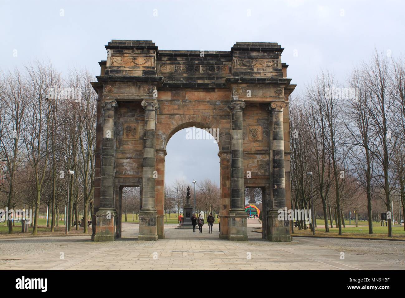 McLennan Arch in Glasgow Green Stock Photo