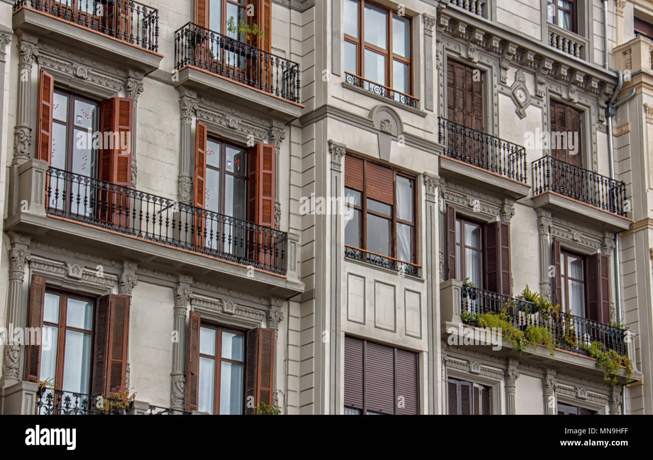 buildings in the city of bilbao Stock Photo - Alamy