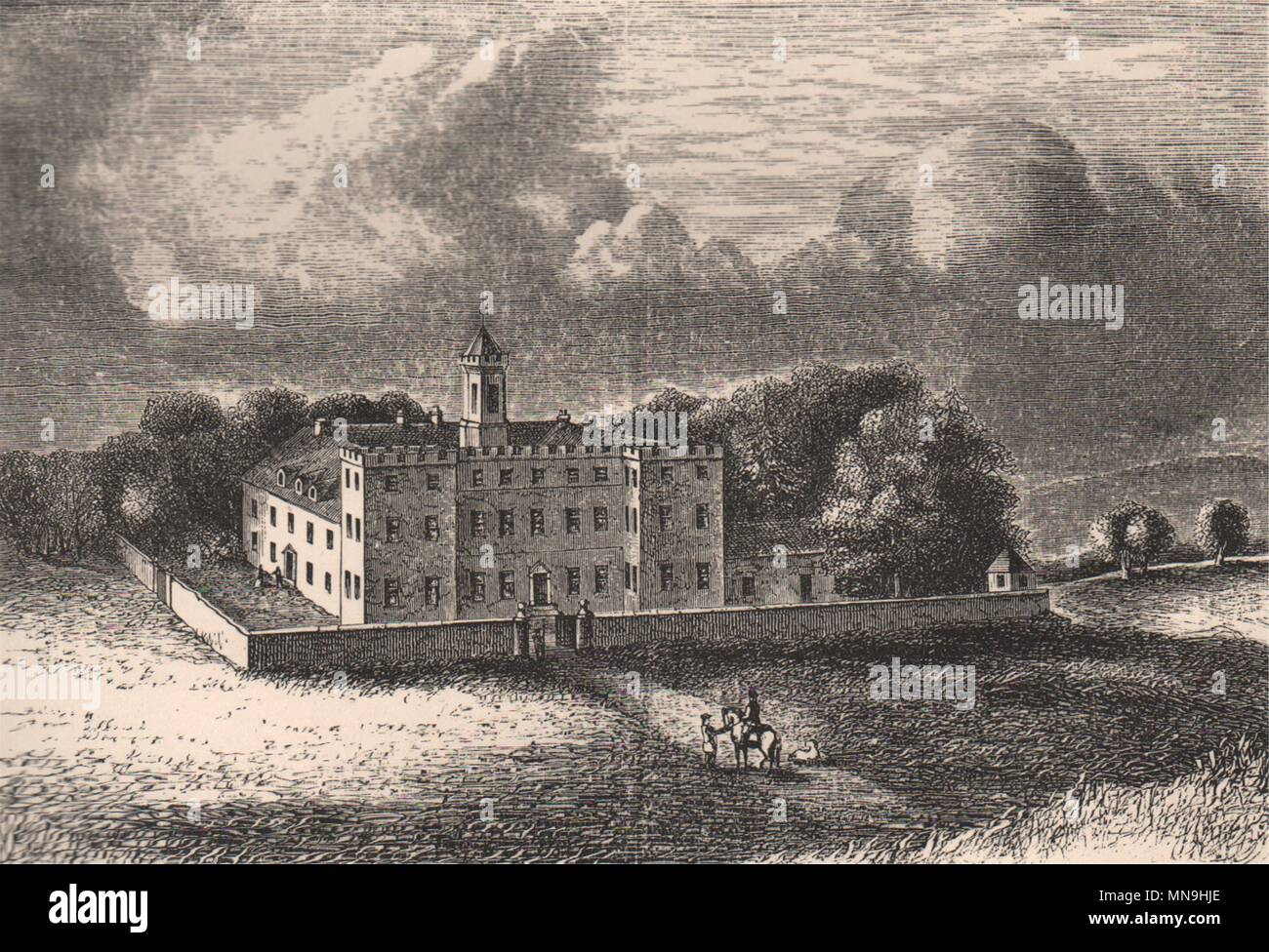 INVERNESSSHIRE. Old Culloden House. Bonnie Prince Charlie 1746