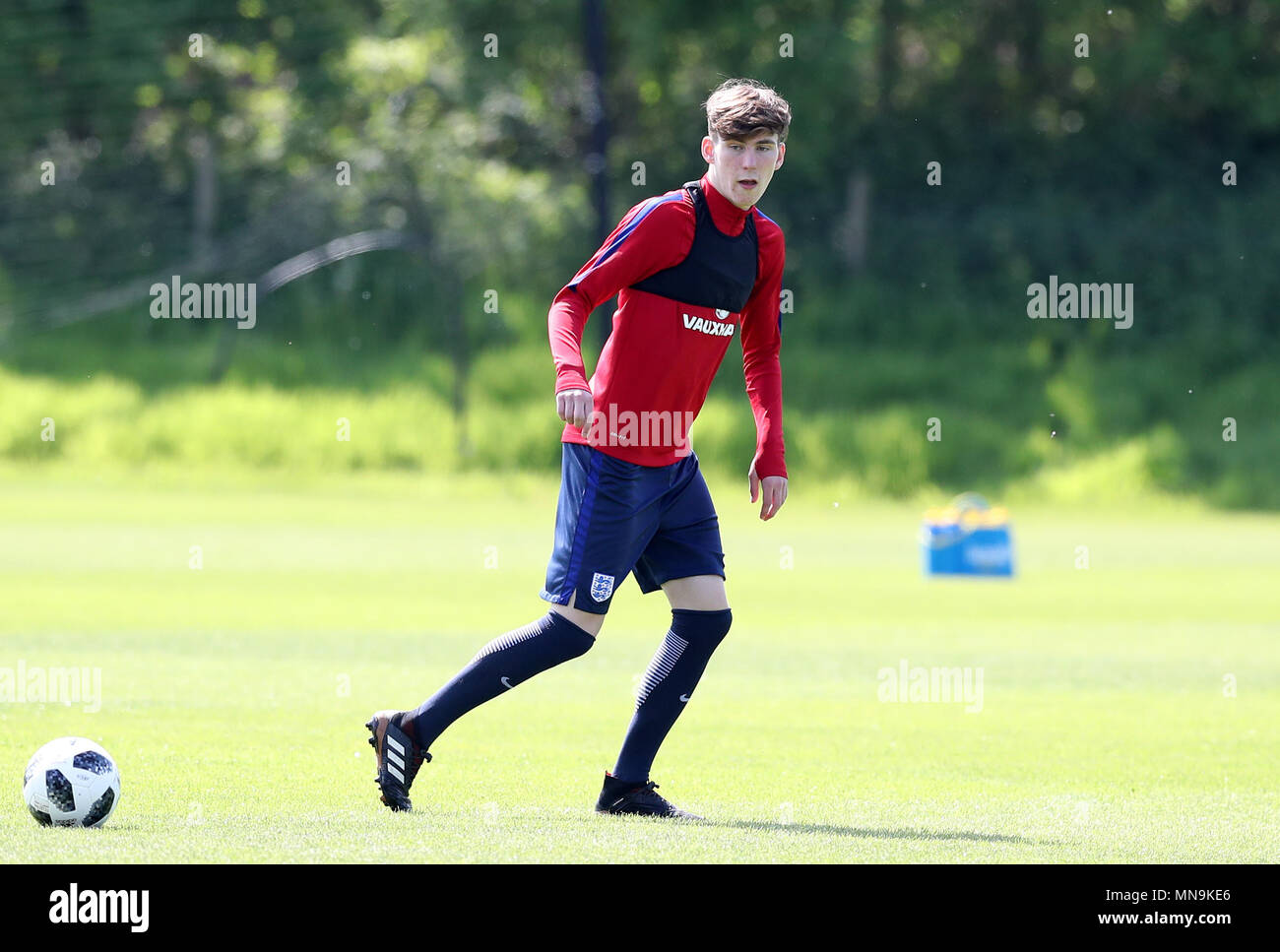 England's James Garner during the training session at St Park