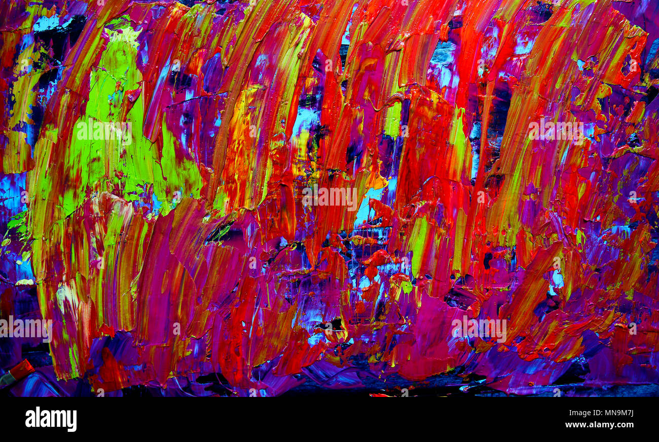 Abstract art paint with acrylic colors Stock Photo - Alamy