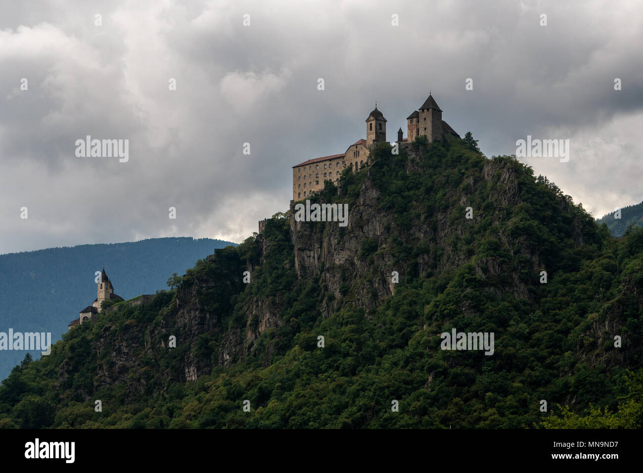 South Tyrol - Tyrol Castle. Südtirol - Schloss Tirol. Stock Photo