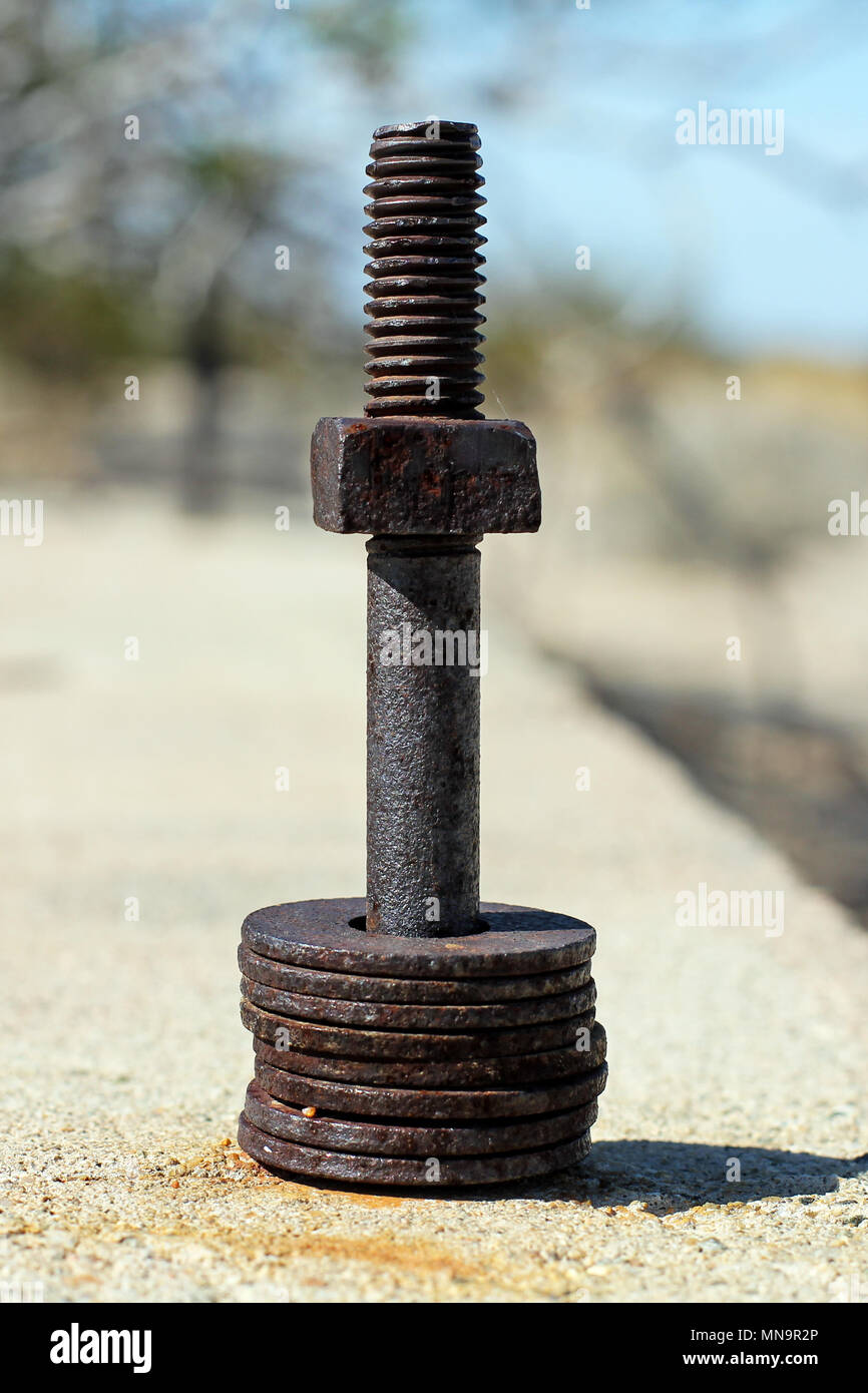Rust nuts bolts nut hi-res stock photography and images - Alamy