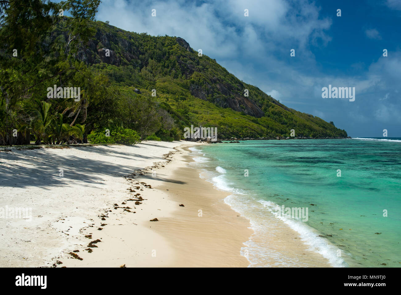 Anse Tortue, Sainte Anne Island, Seychelles Stock Photo