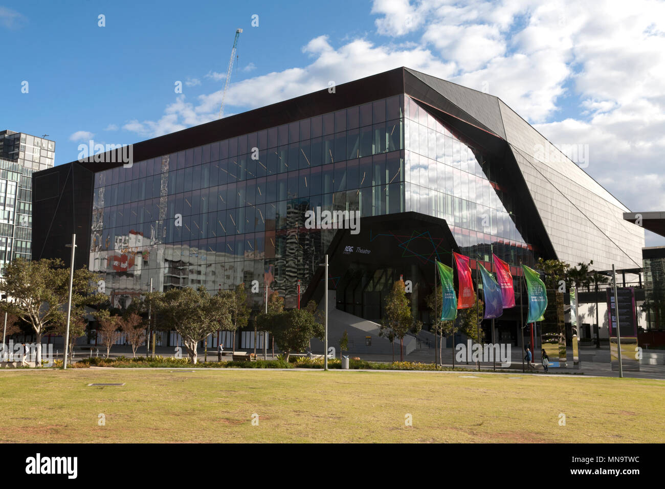international convention centre theatre darling harbour sydney new south wales australia Stock Photo