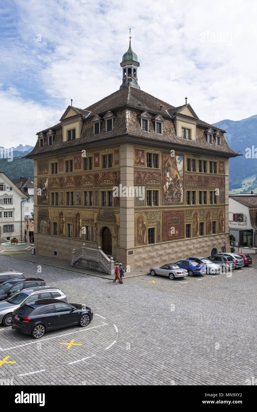 Switzerland Schwyz 16 July 2017 | usage worldwide Stock Photo