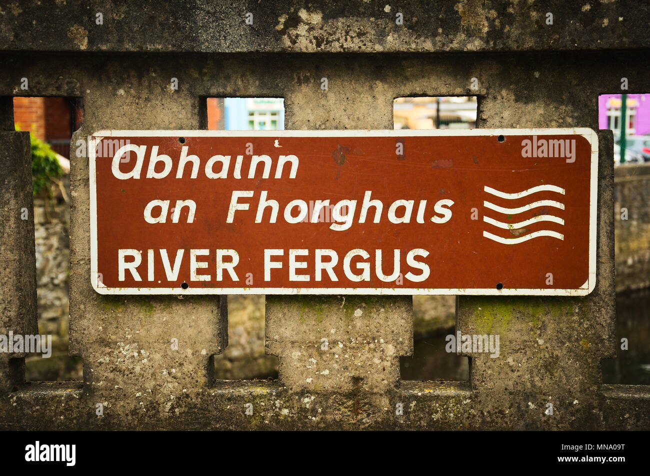 Fergus Sign Rural river hi-res stock photography and images - Alamy