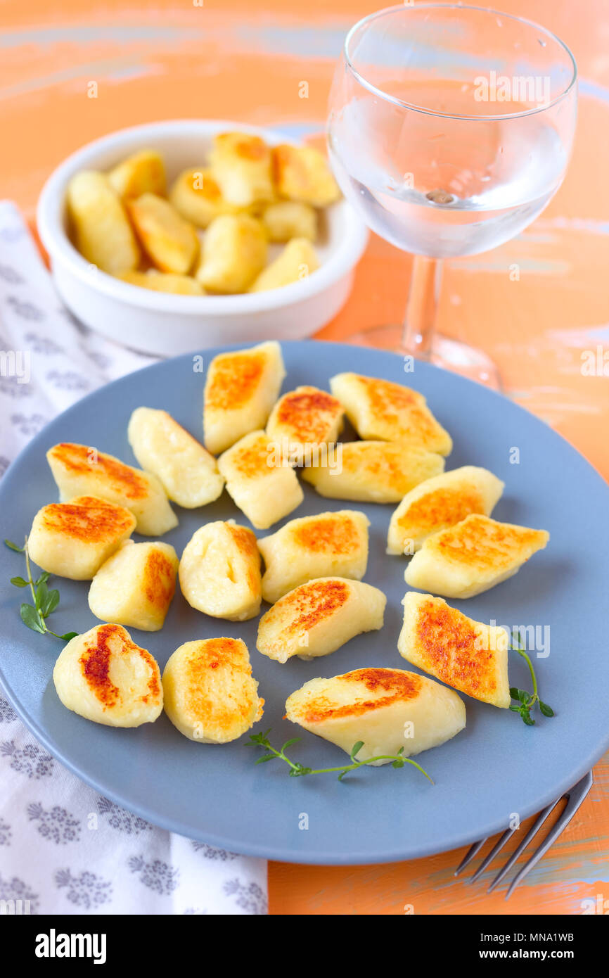 Gnocchi Potato Cottage Cheese Dumplings Stock Photo 185232471 Alamy