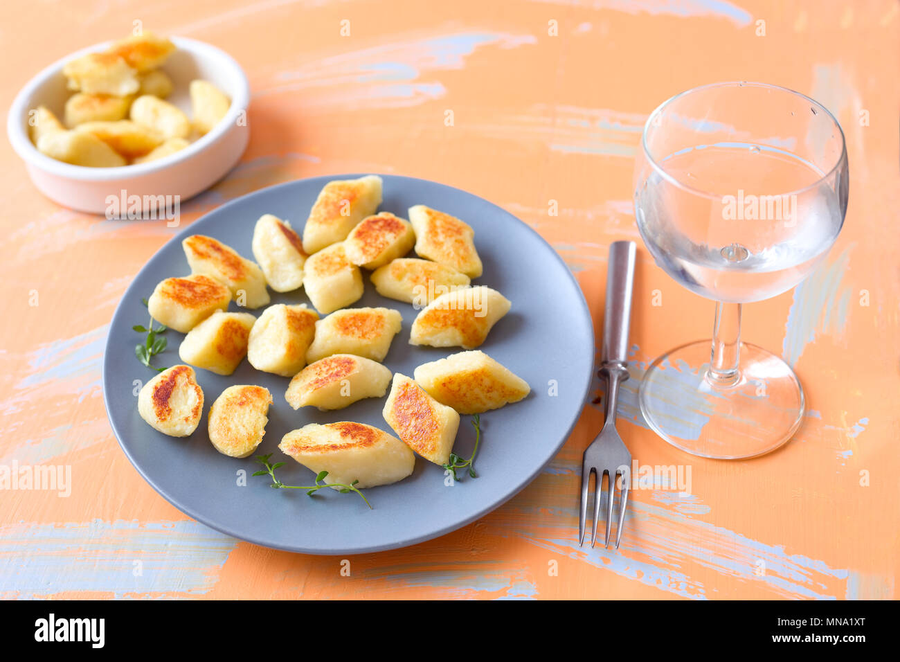 Gnocchi Potato Cottage Cheese Dumplings Stock Photo 185232512 Alamy