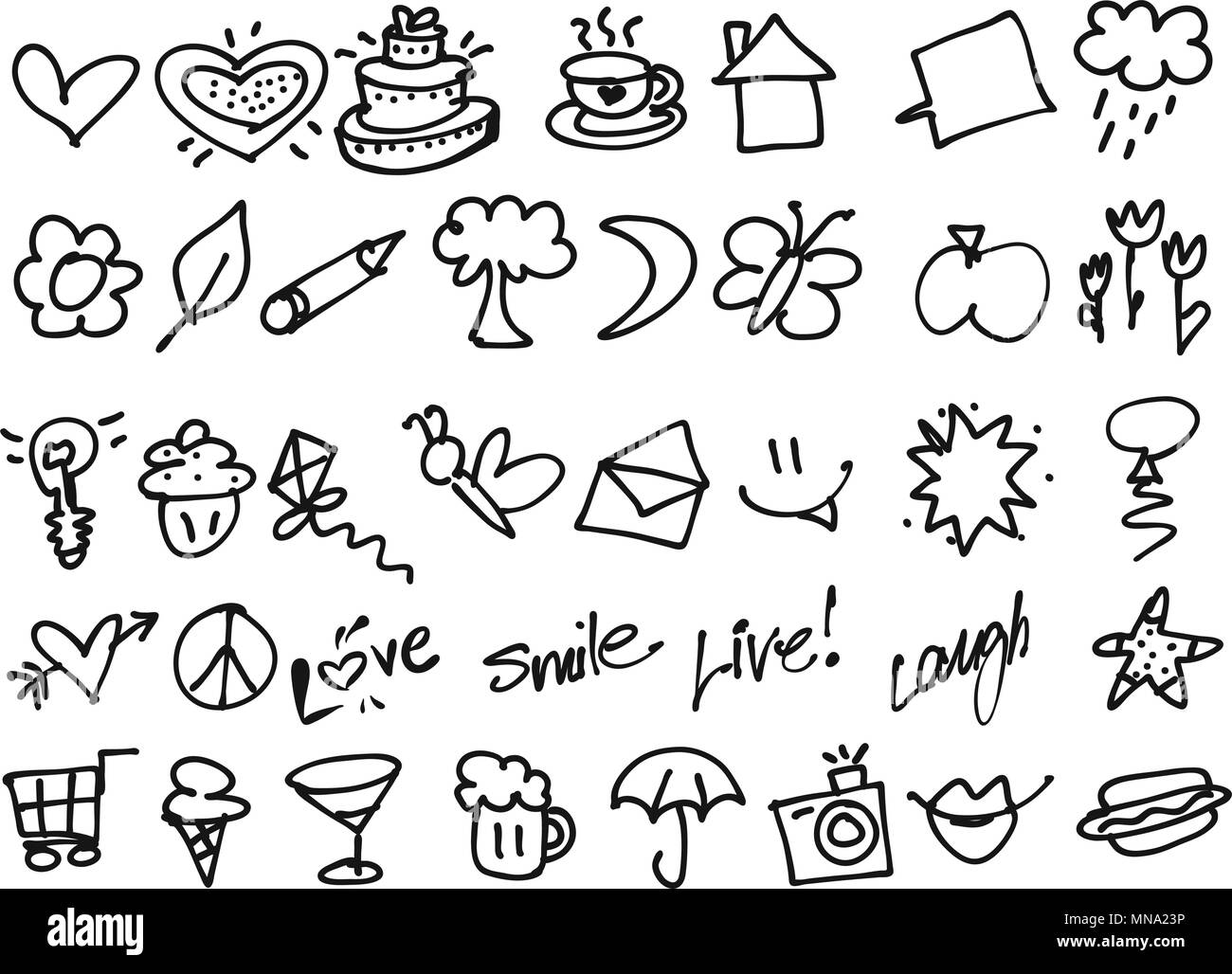 Butterfly cupcakes Black and White Stock Photos & Images - Alamy