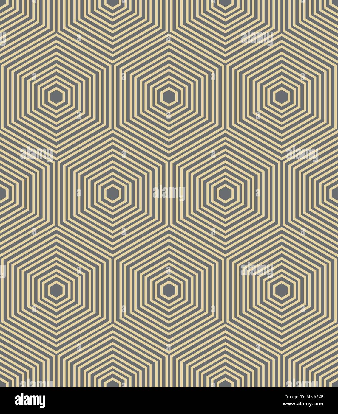 Seamless Abstract Vector Pattern With Hexagons Stock Vector Image & Art ...