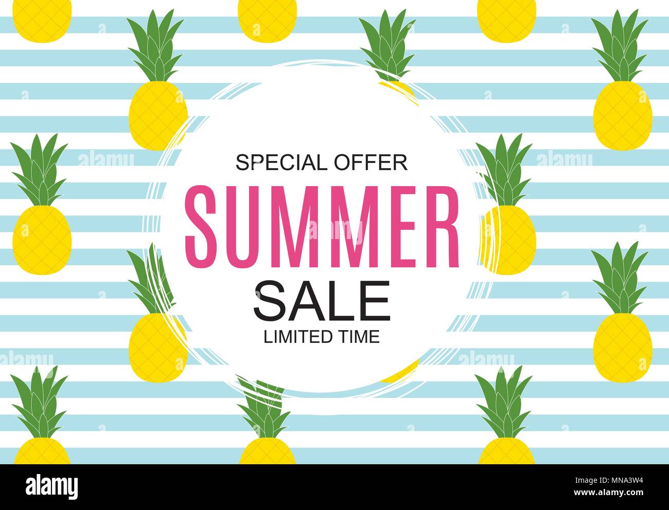 Summer Sale concept Background. Vector Illustration Stock Vector Image ...