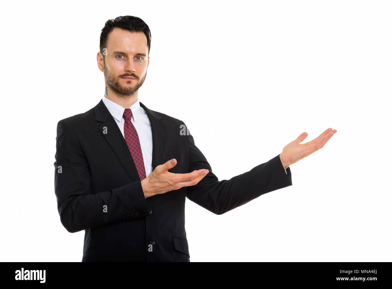 Young handsome bearded man doctor Stock Photo