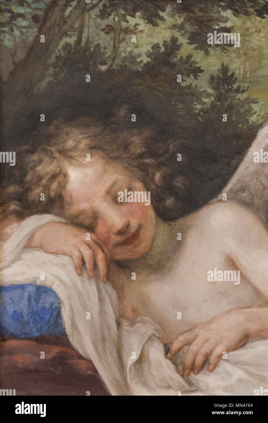 Volterrano - Amore Dormiente - Gallery Pitti Palace Florence Italy Stock Photo