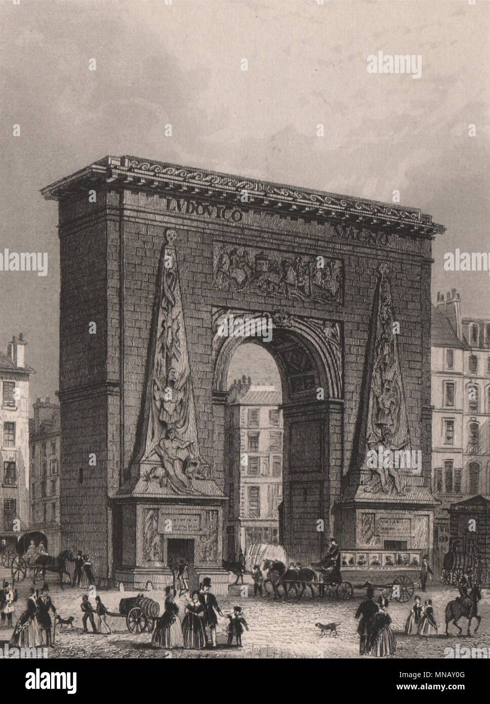 Porte saint denis paris hi-res stock photography and images - Alamy