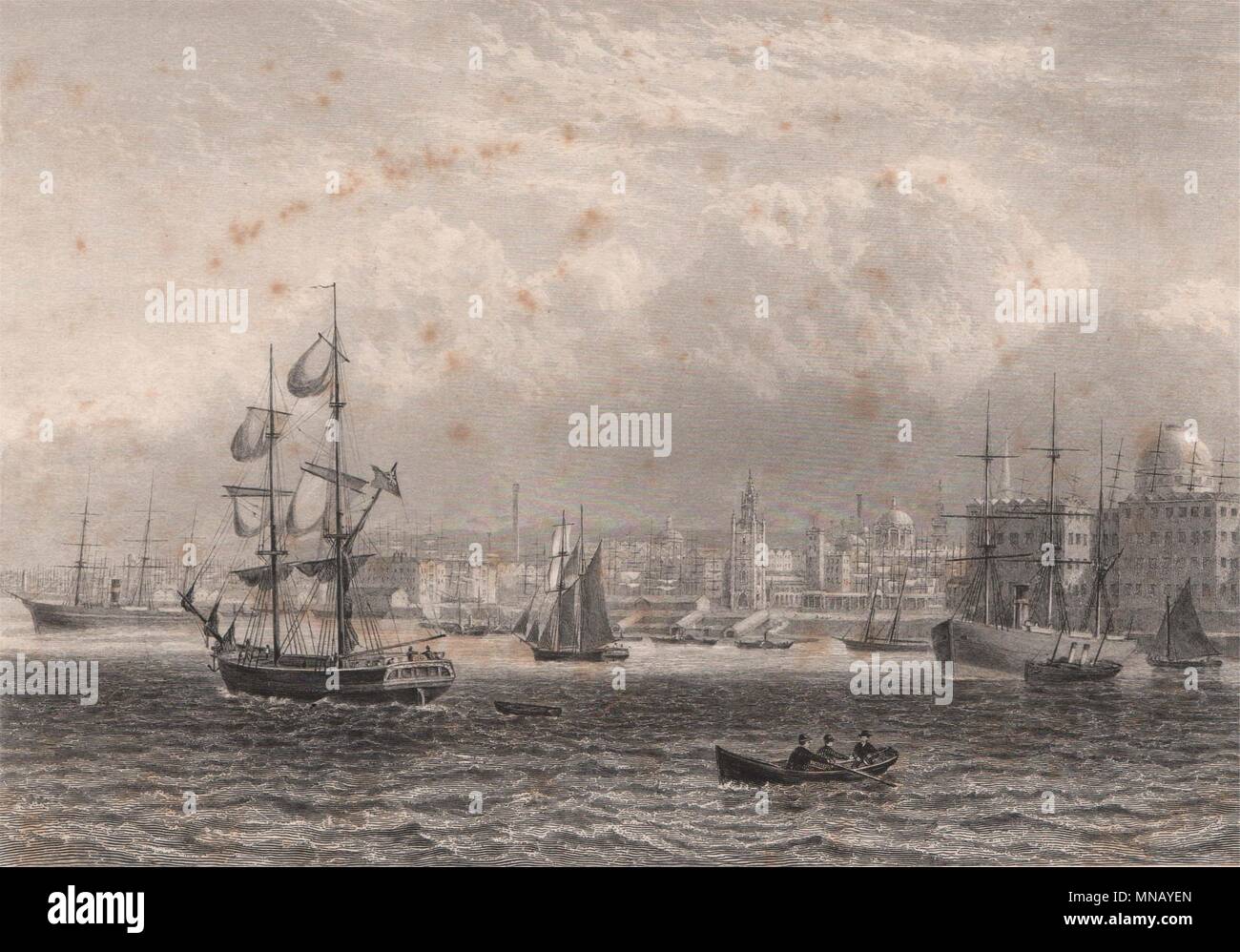 Liverpool port 19th century hi-res stock photography and images - Alamy