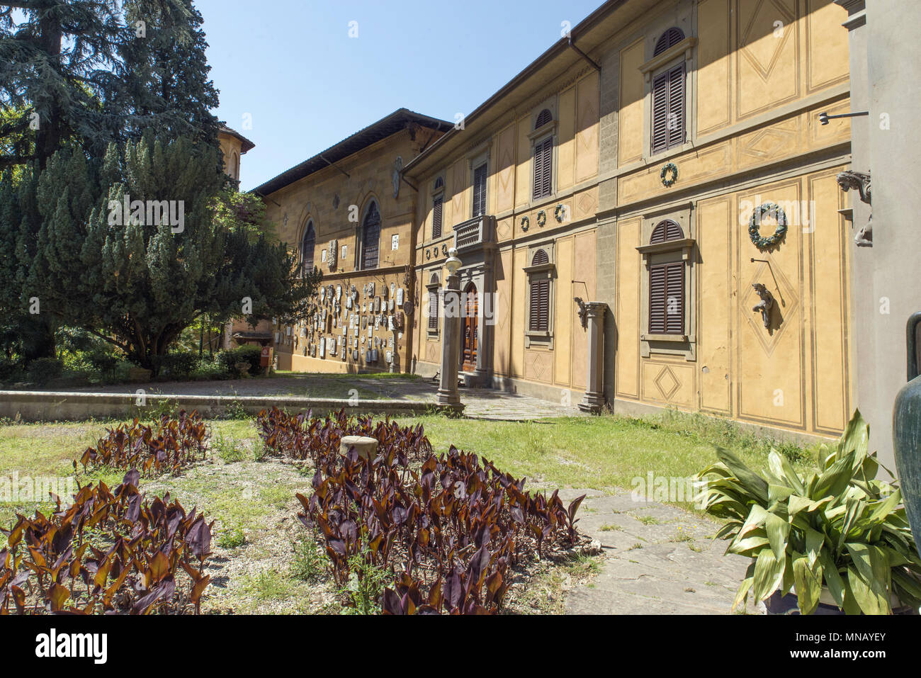 Stibbert Museum, Firenze - Florence - Exterior view Stock Photo