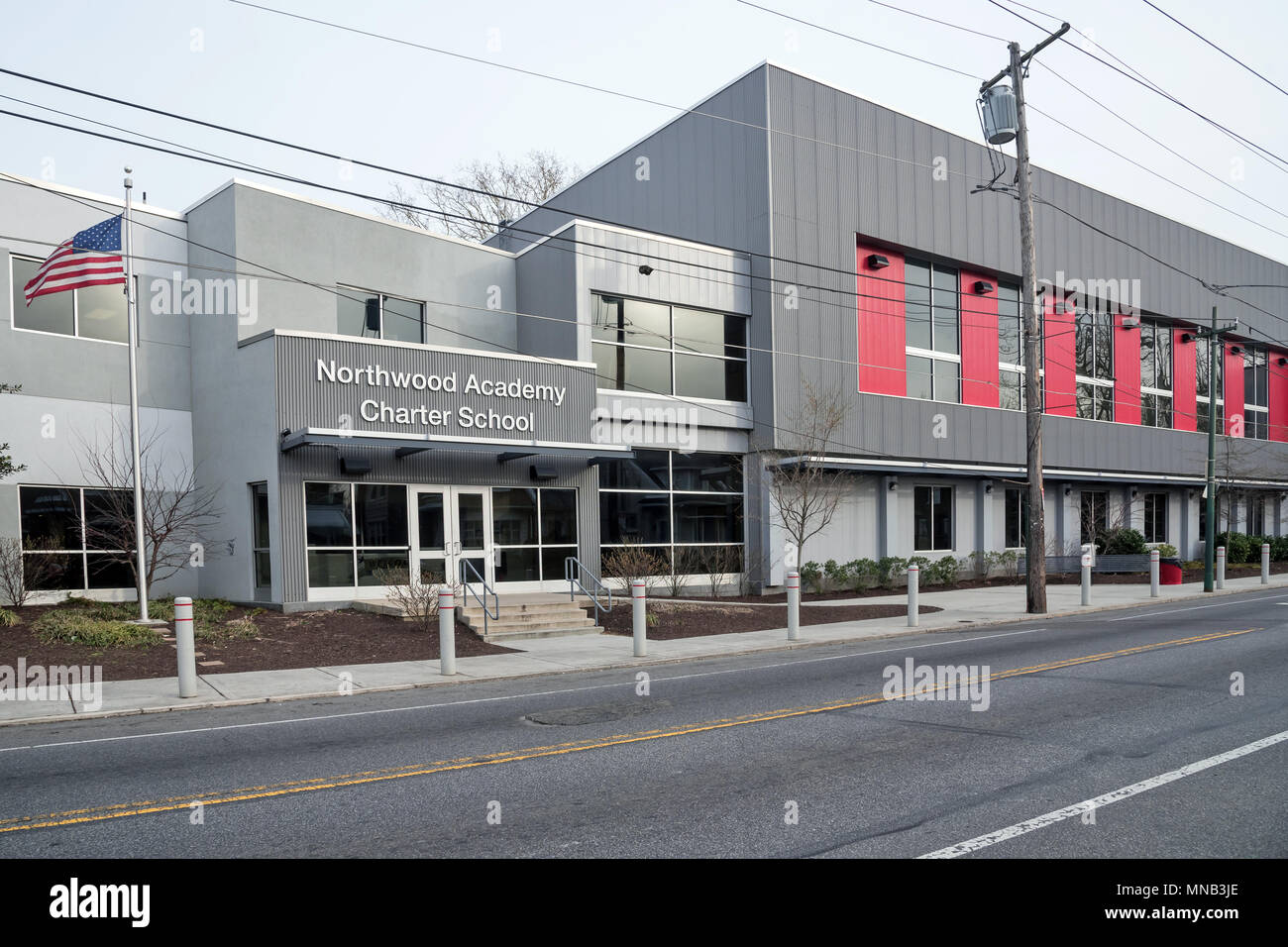 Northwood Academy Charter School, CASTOR Ave, PHILADELPHIA, PA , USA Stock Photo